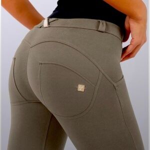 Freddy leggings - WRUP mid waist - military green 8/Large